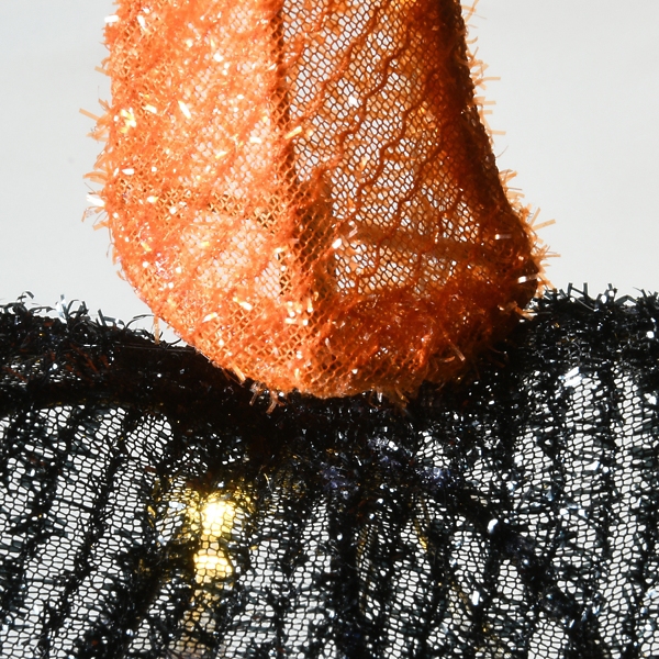 Pre-Lit Black Pumpkin Faces 3-pc. Yard Stakes