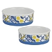 Blue and Yellow Azulejos 2-pc. Pet Bowl Set, 6 in.