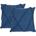 Blue Tufted Diamond 2-pc. Pillows, 24 in.