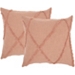 Blush Tufted Diamond 2-pc. Pillows, 24 in.