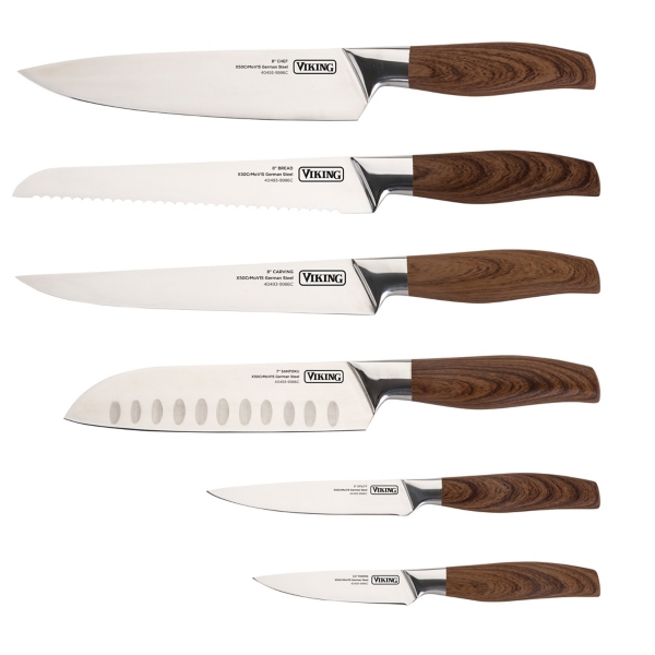 Viking Brown 6pc. German Steel Knife Set Kirklands Home