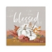 Blessed Pumpkins and Flowers Giclee Canvas Print