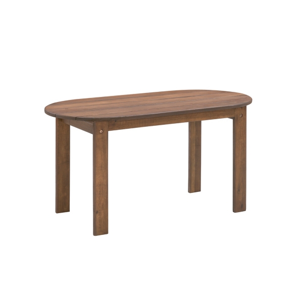 Acorn Acacia Wood Oval Adirondack Coffee Table | Kirklands Home