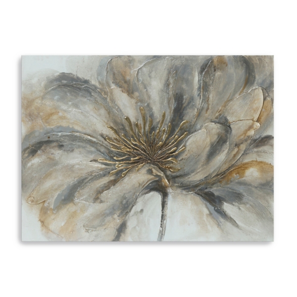 Neutral Floral Giclee Canvas Art Print | Kirklands Home