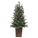 4 ft. Pre-Lit Blue Spruce Potted Christmas Tree