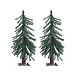 2 ft. Natural Alpine Christmas Trees, Set of 2