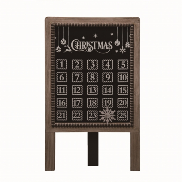Snowflake Chalkboard Easel Christmas Countdown Kirklands Home
