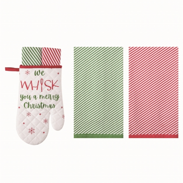 Christmas Oven Mitt Gift Set