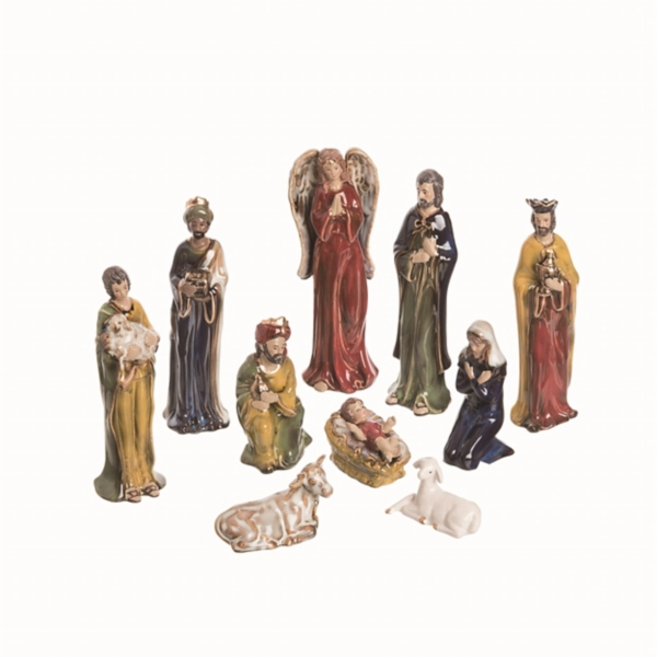 Traditional Painted Christmas Nativity Set Kirklands Home