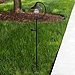 Black Solar Powered Outdoor Cage Light Stake