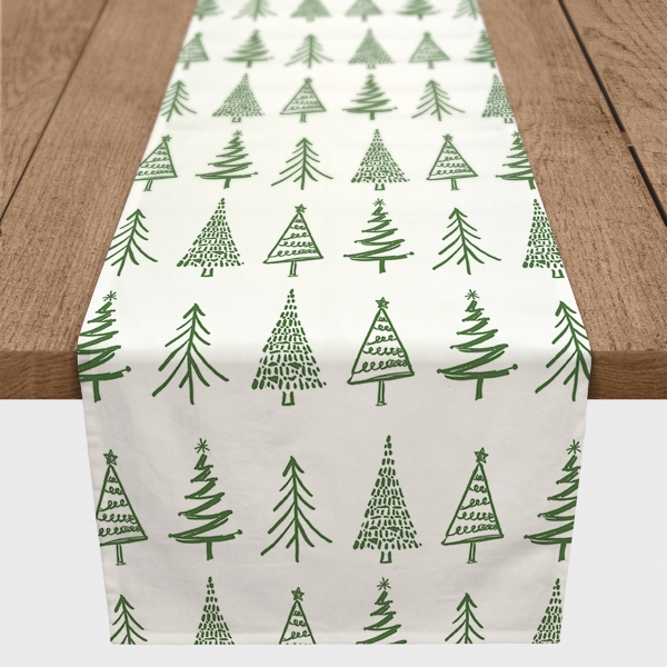 Green Christmas Tree Table Runner Kirklands Home