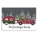 Personalized Family Christmas Truck Wall Plaque