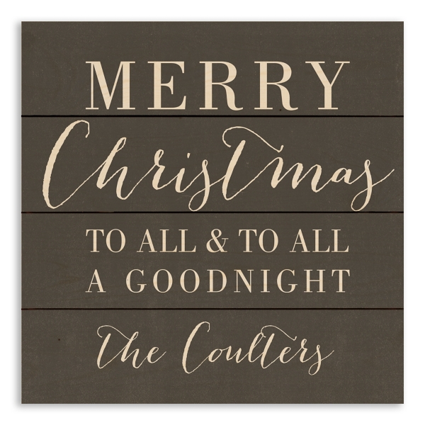 Personalized Merry Christmas Wood Wall Plaque Kirklands Home