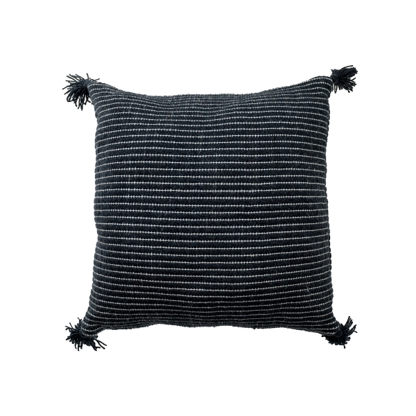 Black Woven Tassels Outdoor Pillow Kirklands Home