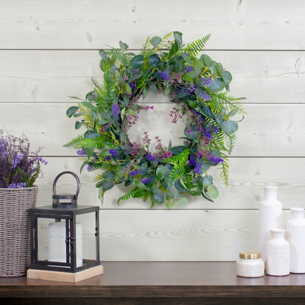 Lavender and Catnip Wild Floral Wreath