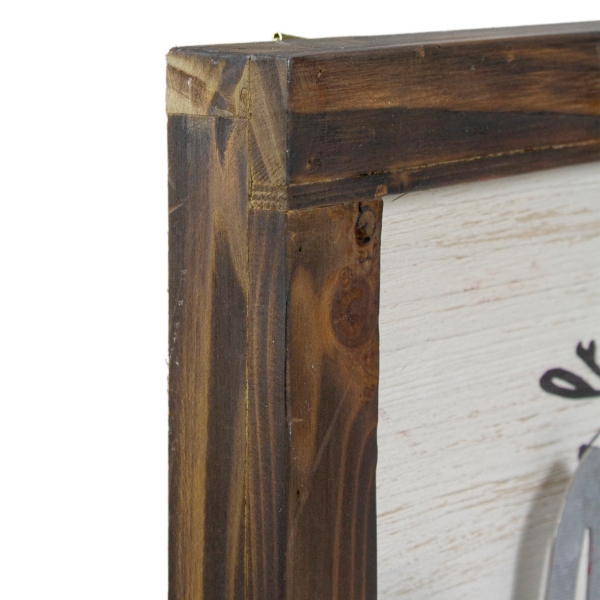 Metal Raised Merry Christmas Wall Plaque