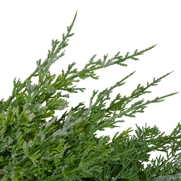 Frosted Cedar Pinecone Wreath