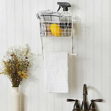 Towel bar online basket