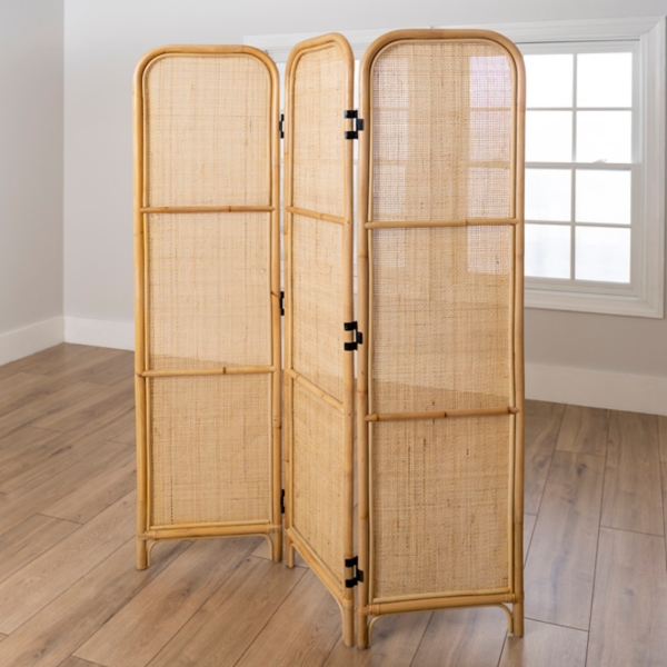 Natural Woven Rattan Room Divider Kirklands Home