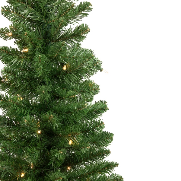4 ft. Lit Whitmire Pine Christmas Trees, Set of 2