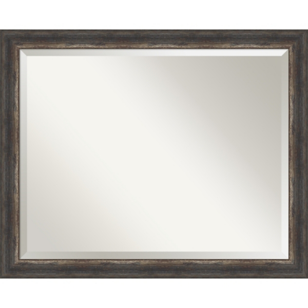 Bark Rustic Char Frame Beveled Mirror Kirklands Home
