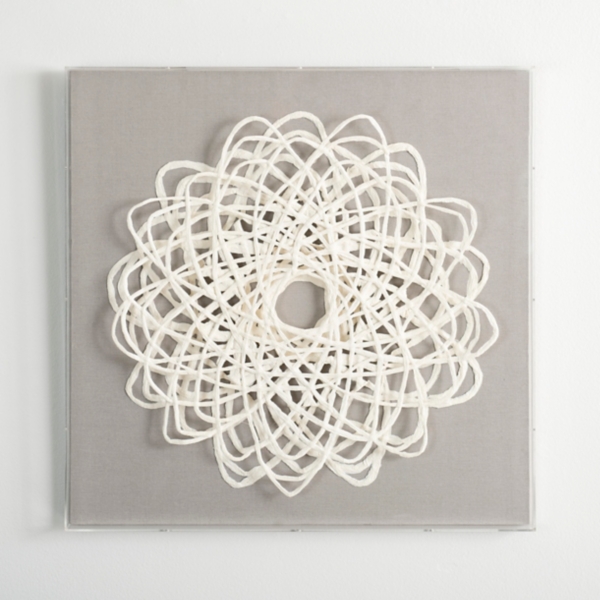 Rice Paper Flower Shadowbox Wall Plaque Kirklands Home