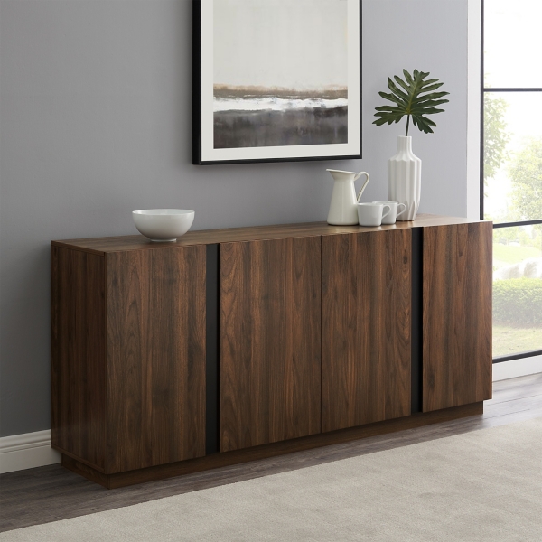 black wood sideboard