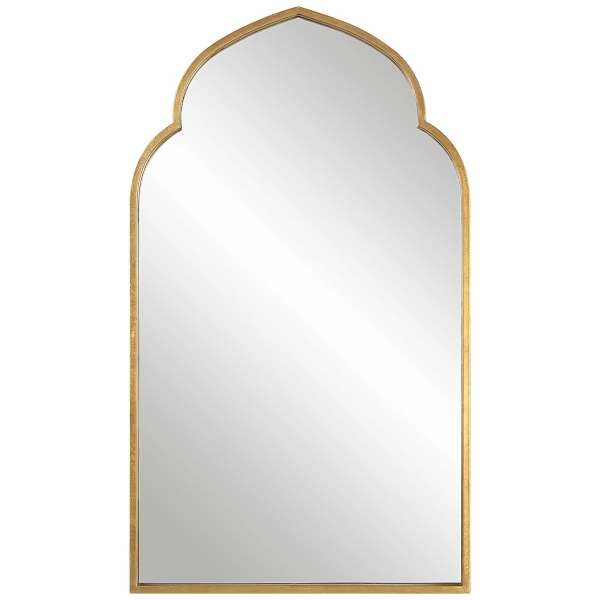 Gold Leaf Arched Frame Wall Mirror Kirklands Home