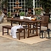 Acacia Wood 4-pc. Extendable Outdoor Table Set
