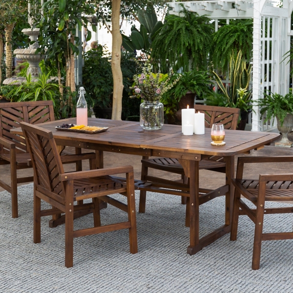 Acacia Wood Patio Table And Chairs