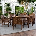 Acacia Wood 7-pc. Extendable Outdoor Table Set