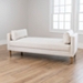 Ivory Birch Wood Chaise Lounge