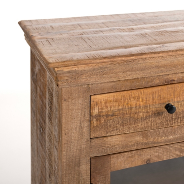 Easton Mango Wood 4-Door Sideboard