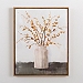 Autumn Leaf Vase Framed Canvas Art Print
