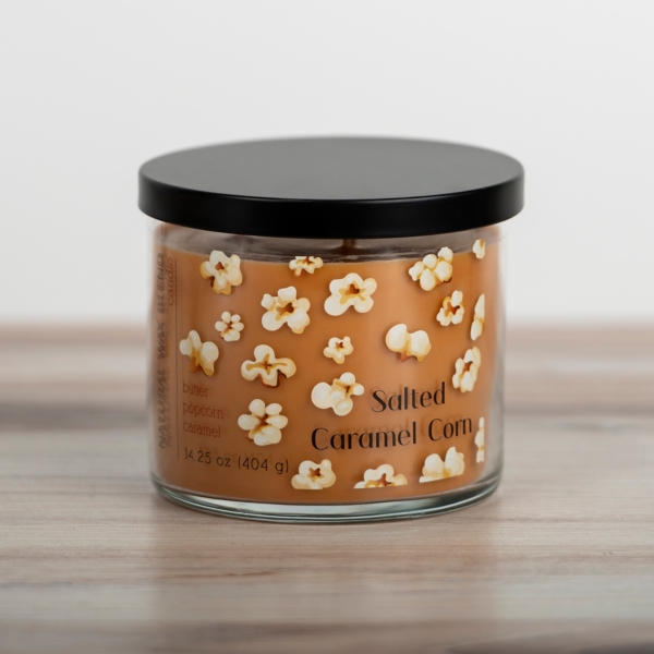 Salted Caramel Corn Triple Wick Jar Candle Kirklands Home