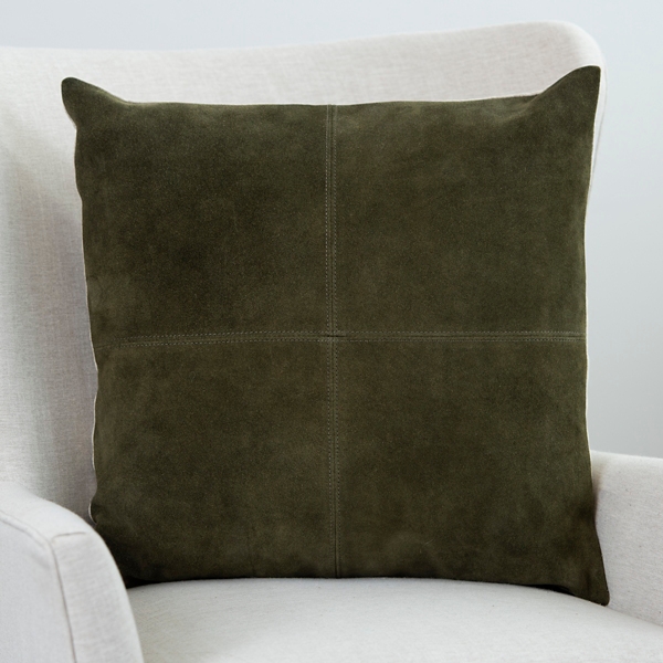Hunter Green Suede Throw Pillow Kirklands Home