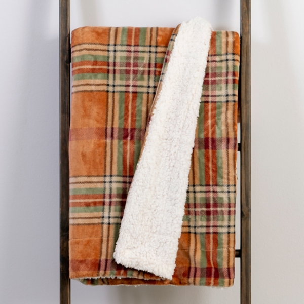 Vintage Mohair Red Blanket Wool Glen Cree Scotland 44 x 68” Throw