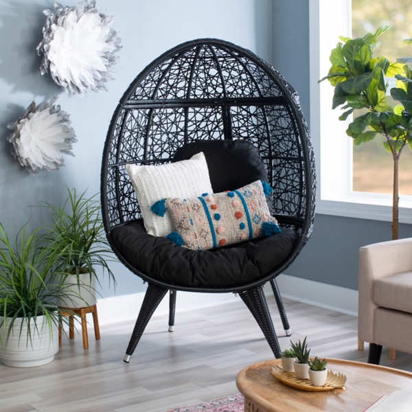 Black outlet nest chair