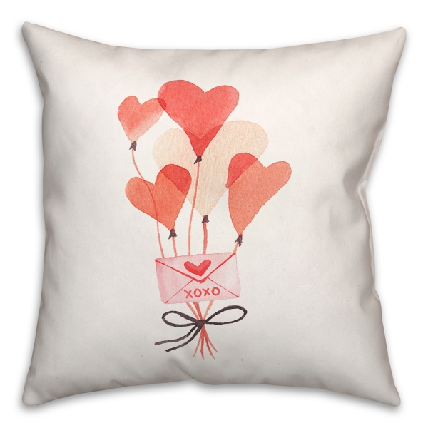 XOXO Letter Valentine's Throw Pillow Kirklands Home