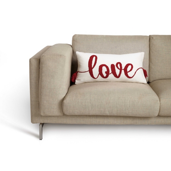 Love Ribbon Valentine Lumbar Throw Pillow Kirklands Home