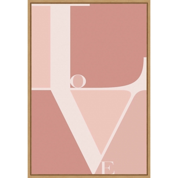 Love Blush Abstract Valentine's Framed Wall Art Kirklands Home