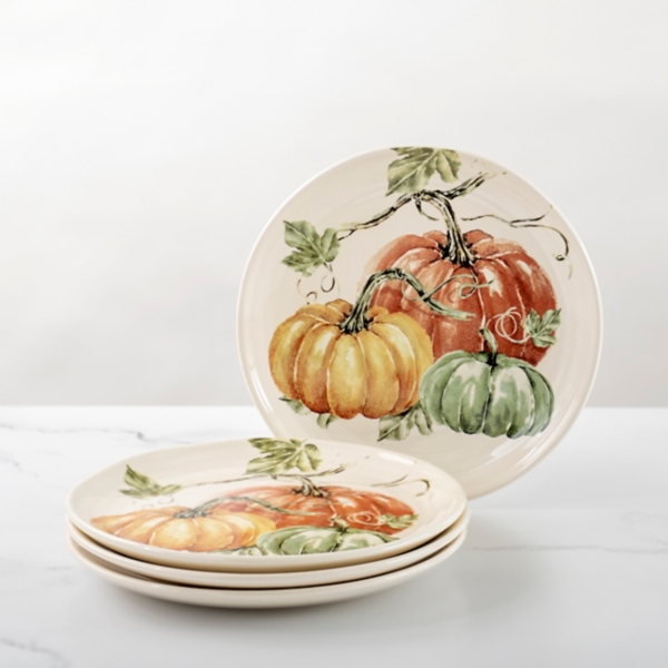 Pumpkin Patch Salad Plates, Set of 4 Kirklands Home