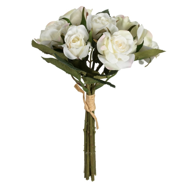 White Roses Bundle Bouquets, Set of 3 | Kirklands Home