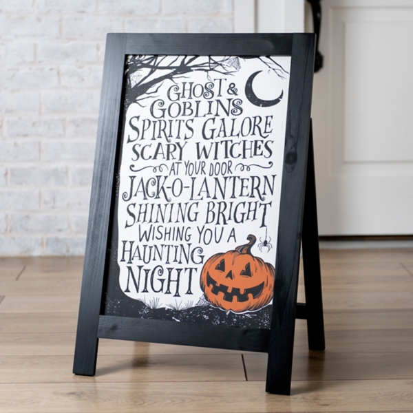 Ghosts and Goblins Halloween Easel Kirklands Home
