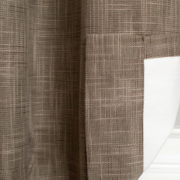 Sand Box Pleated Single Curtain Panel, 84 in.