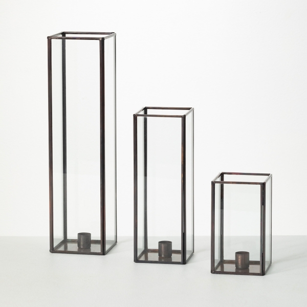 Tall Frame 3pc. Tapered Candle Holder Set Kirklands Home