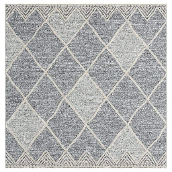 Gray Woven Geometric Area Rug, 7x10 Kirklands Home