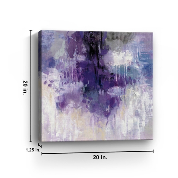 Violet Rain Canvas Art Print