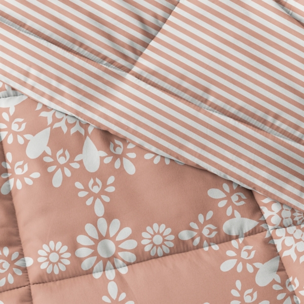 Clay Daisy Medallion Twin 3-pc. Comforter Set