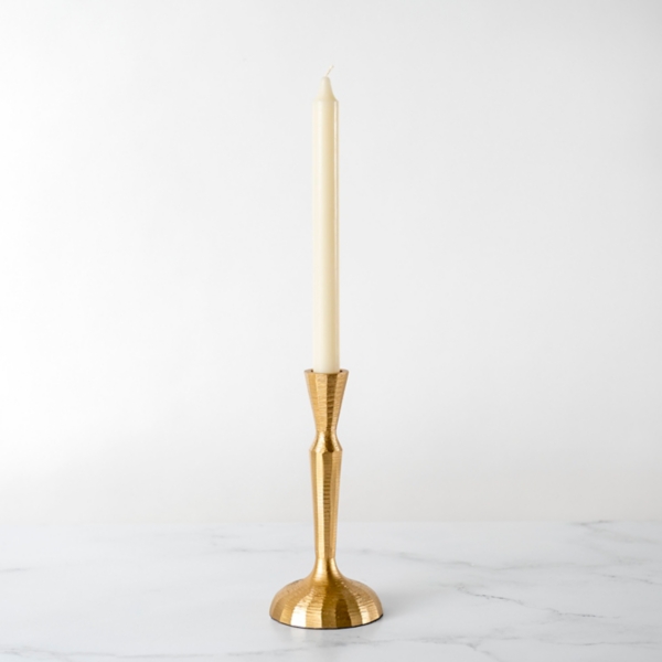 Kirklands Gold Slim Taper Candle Holder Hamilton Place